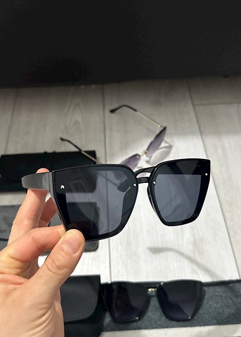 3 adet Gri Minimalist SAN VITO Güneş Gözlüğü - Görsel 4