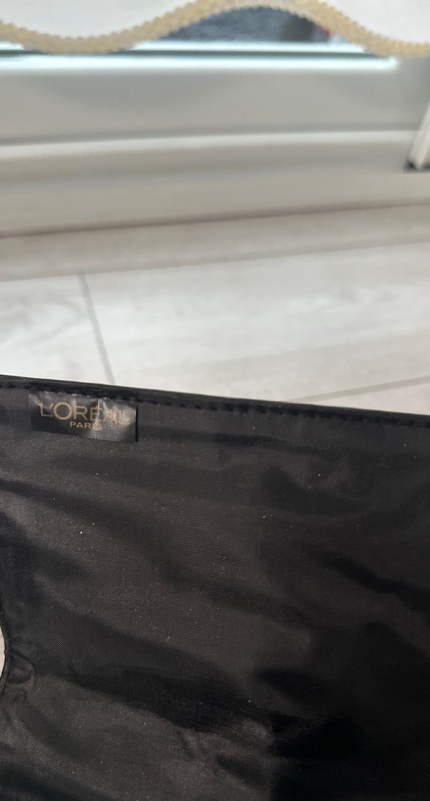 Loreal makyaj fırca seti Siyah Yılan Derisi Desenli çanta icinde - Görsel 3