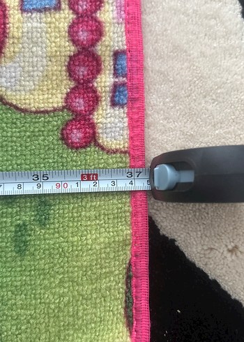 İnce Renkli Çocuk Halısı, Şehir Desenli - Görsel 12