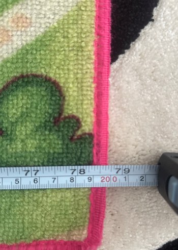 İnce Renkli Çocuk Halısı, Şehir Desenli - Görsel 13