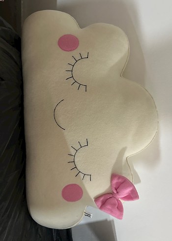 Beyaz Bulut Desenli Çocuk Yastığı - Görsel 2