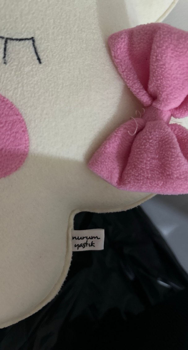 Beyaz Bulut Desenli Çocuk Yastığı - Görsel 5