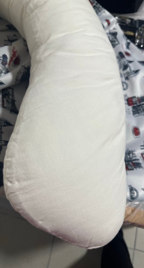 Xxl Beyaz Emzirme ve Hamilelik Yastığı - Görsel 3