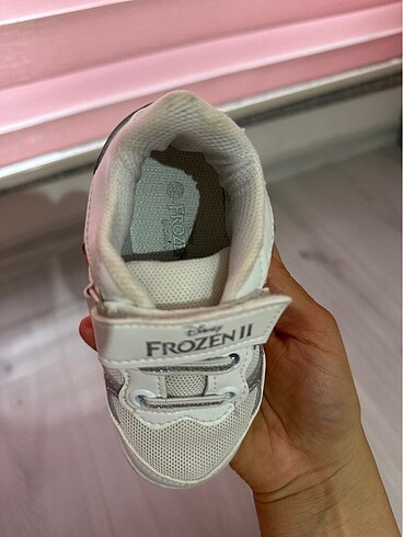 23 Beden beyaz Renk Elsa frozen lı spor ayakkabısı
