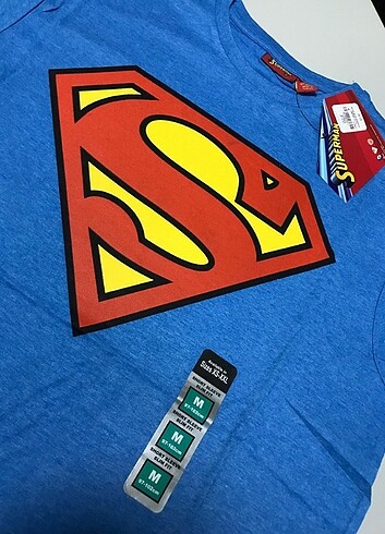 Standart Beden Beden mavi Renk Süperman t-shirt 