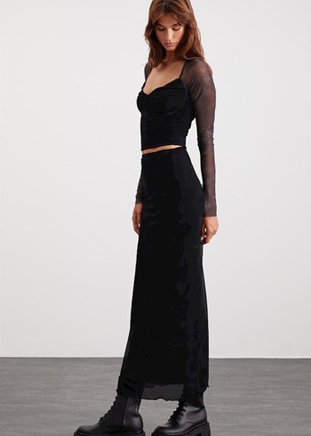 Grımelange Siyah Etek - Görsel 3