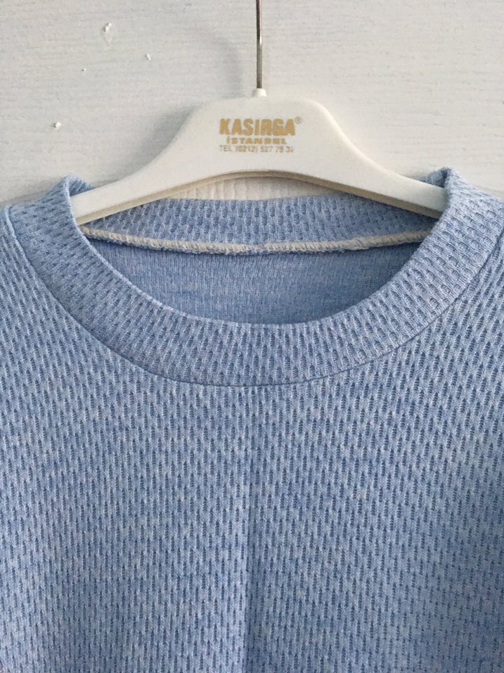 Mavi Triko Kazak - Görsel 5