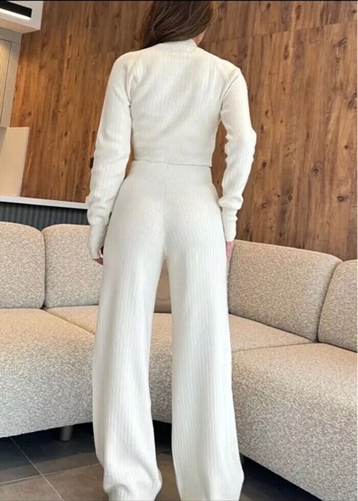 Triko krem takım - Görsel 4