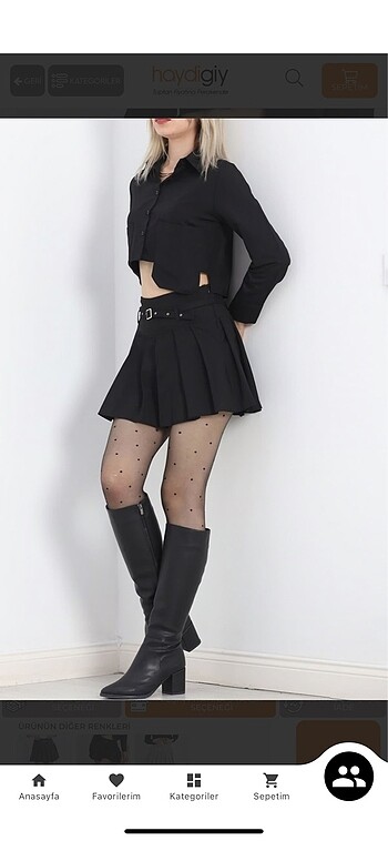 Mini siyah etek - Görsel 6