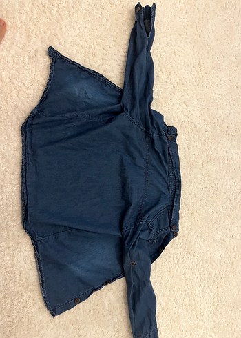 Diğer Gömlek Düğmeli Denim Çocuk (Kız-Erkek)