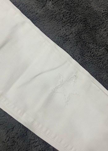 29 Beden Beyaz Regular Fit Kadın Denim Pantolon