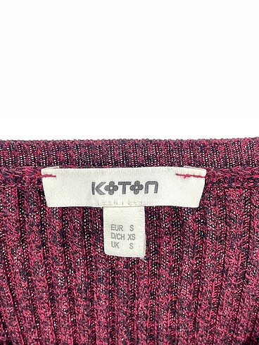 s Beden bordo Renk Koton Kazak / Triko %70 İndirimli.