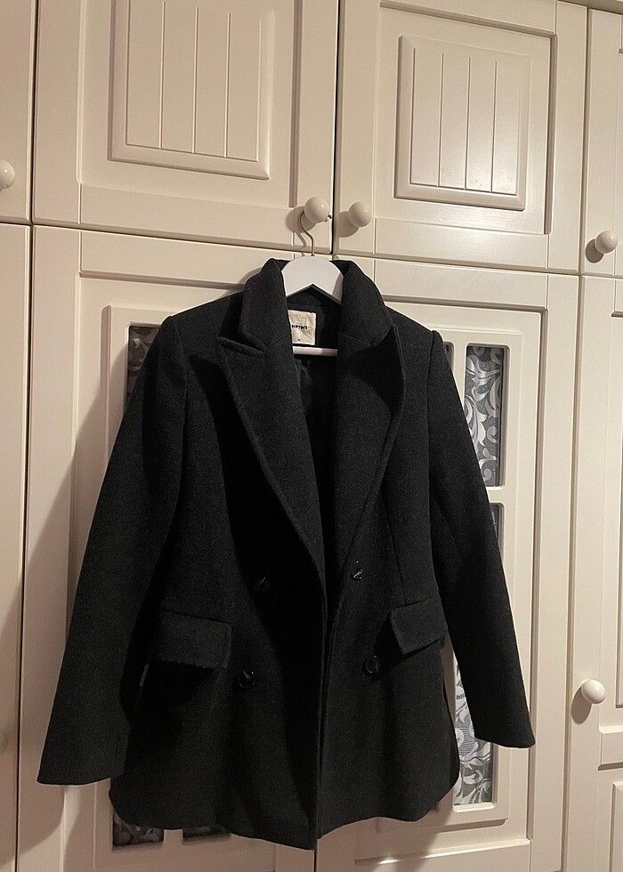 Blazer kaşe kaban - Görsel 2