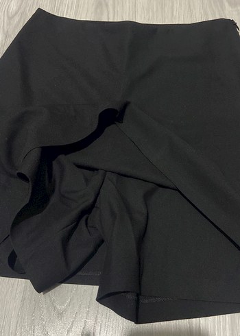 Siyah Mini Etek, Dar Kesim, Günlük - Görsel 3