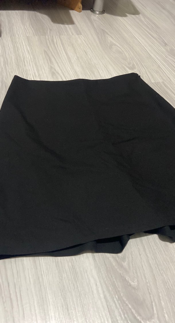 Siyah Mini Etek, Dar Kesim, Günlük - Görsel 2