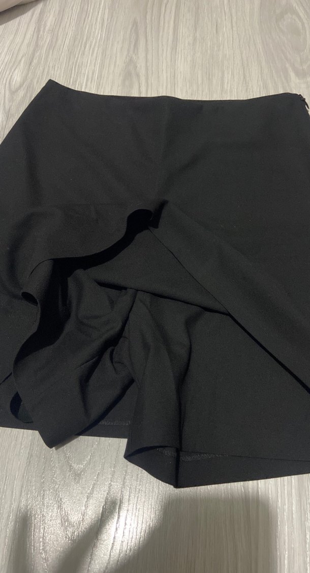 Siyah Mini Etek, Dar Kesim, Günlük - Görsel 3