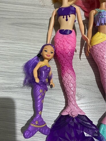 Beden Renk Deniz kızı barbie bebek