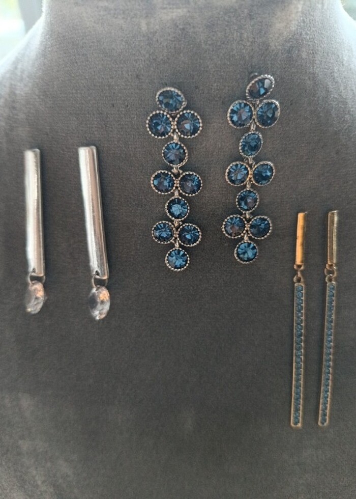 Sıx marka küpeler  - Görsel 3