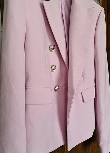 Mango Mango pembe kısa blazer ceket