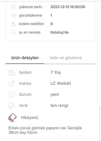 LC Waikiki Erkek çocuk kısa kol gömlek