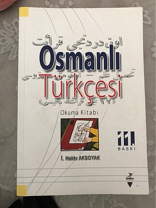 Osmanlı türkçesi okuma kitabı