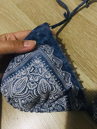 Koton Koton mavi desen bikini üstü