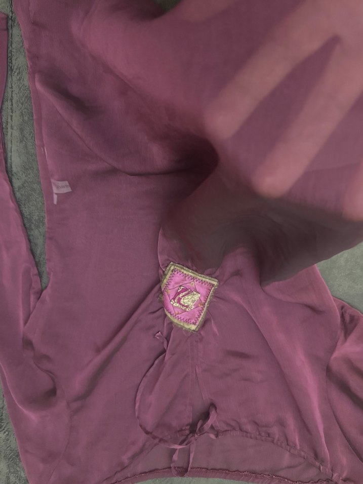 Bordo Nakışlı Plaj Elbisesi - Görsel 2