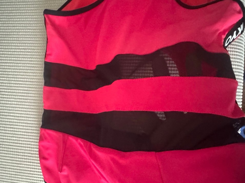 Fermuarlı Pembe İnce Askılı Kadın Mayo - Görsel 2