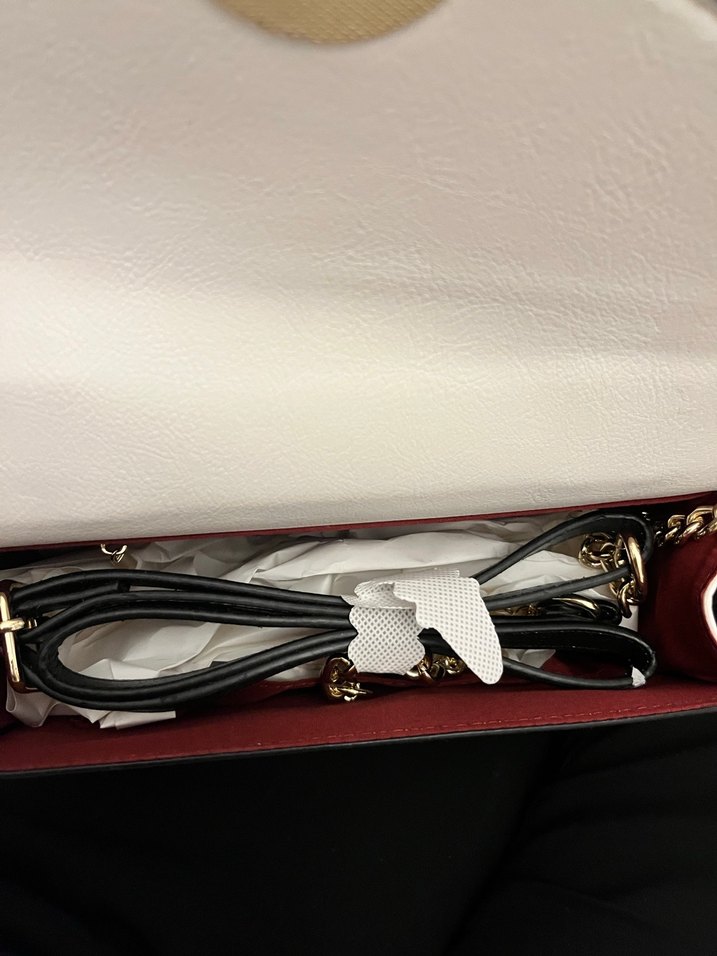 Beyaz Deri Hogwarts Baskılı Kadın Çanta - Görsel 4