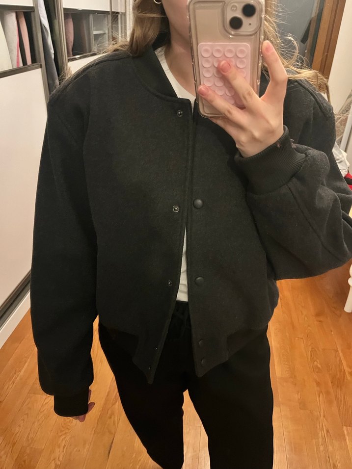 Düğmeli Rahat Kesim Kadın Ceket - Görsel 2