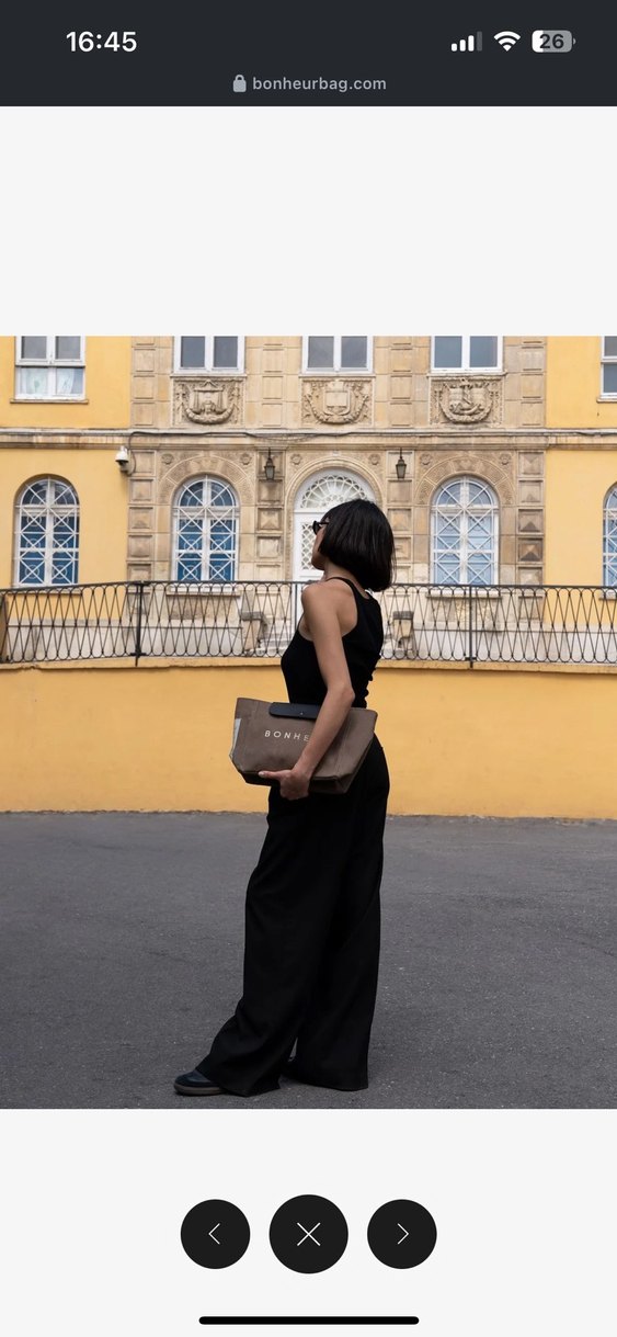 Kahverengi Baskılı Kadın Omuz Çantası - Görsel 4