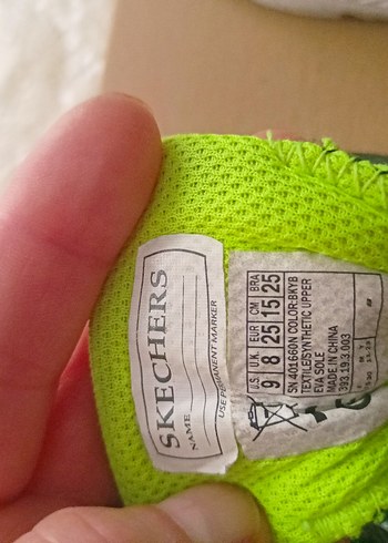 25 Beden gri Renk Skechers Erkek Çocuk Gri Spor Ayakkabı