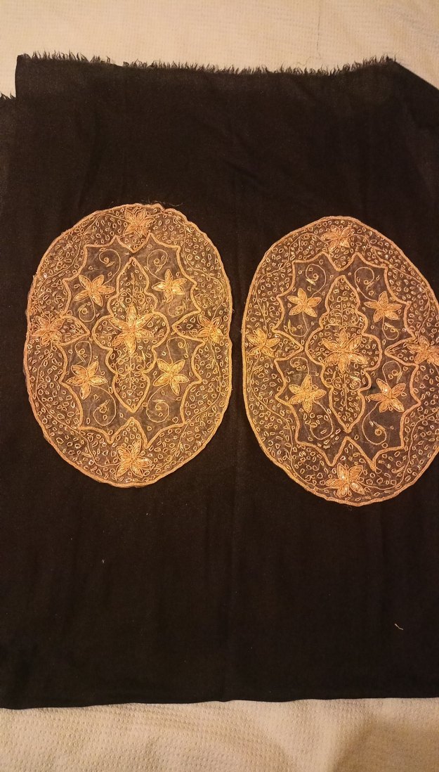 Dantel Detaylı,  el işlemeli 
dekoratif üçlü masa örtüsü - Görsel 4