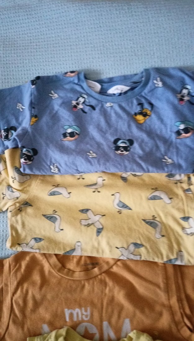 Sarı Desenli Bebek Erkek Kolsuz Body - Görsel 2