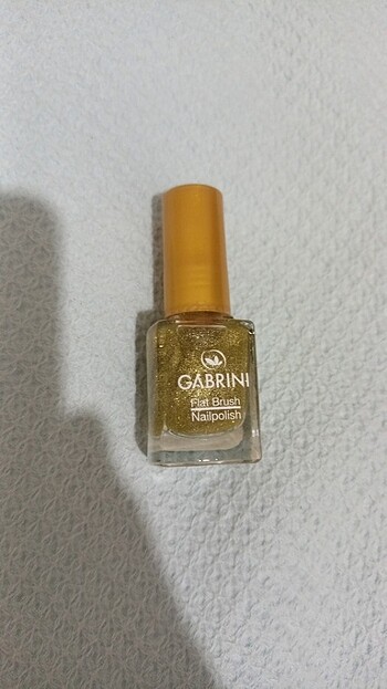 Oje sarı simli 