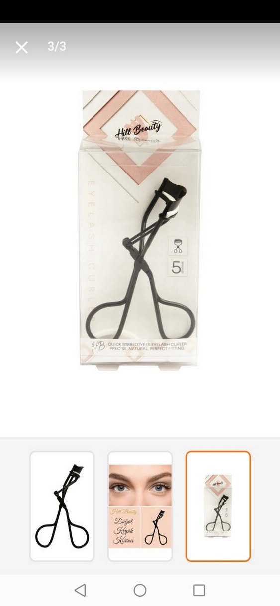 Siyah Kirpik Kıvırıcı - Görsel 3