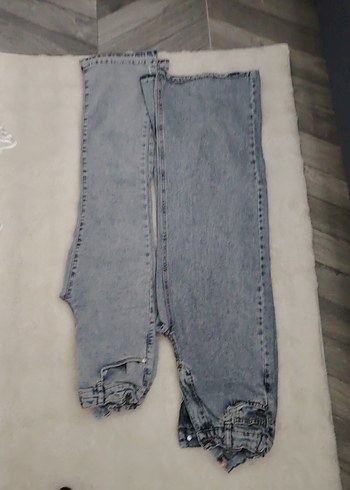 İspanyol ve bol paça kot pantolon - Görsel 3