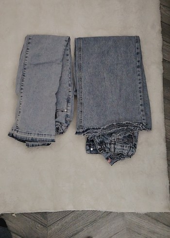 İspanyol ve bol paça kot pantolon - Görsel 2