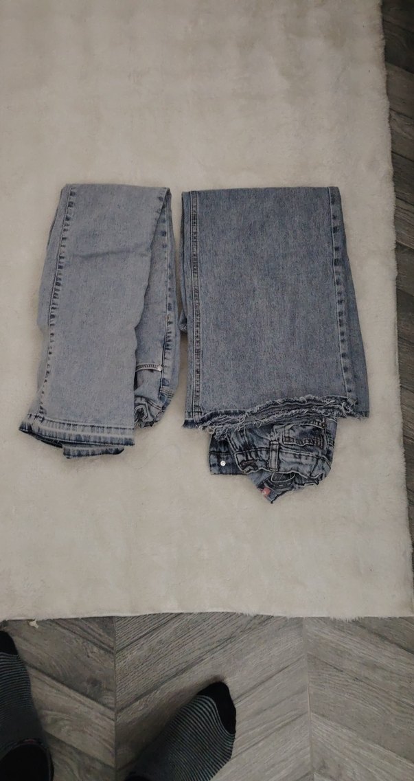 İspanyol ve bol paça kot pantolon - Görsel 2