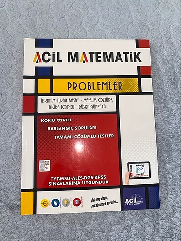 acil matematik problemler kitabı