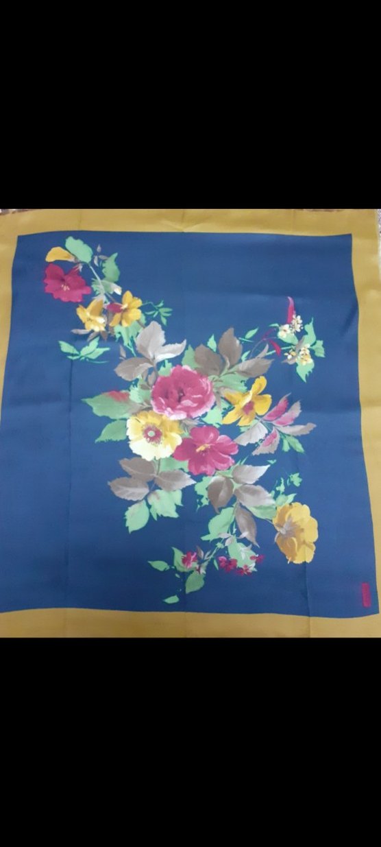 Çok Renkli Bohem İpek Şal - Görsel 5