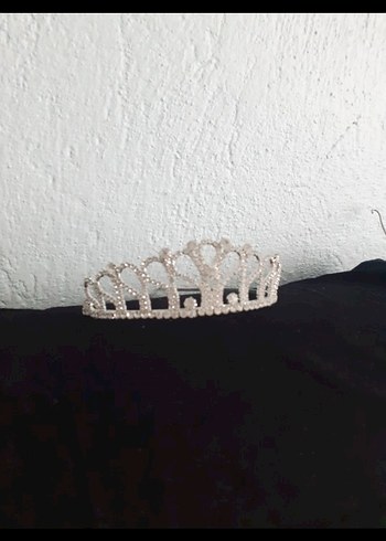 Işıltılı Beyaz Düğün Tacı - Görsel 4