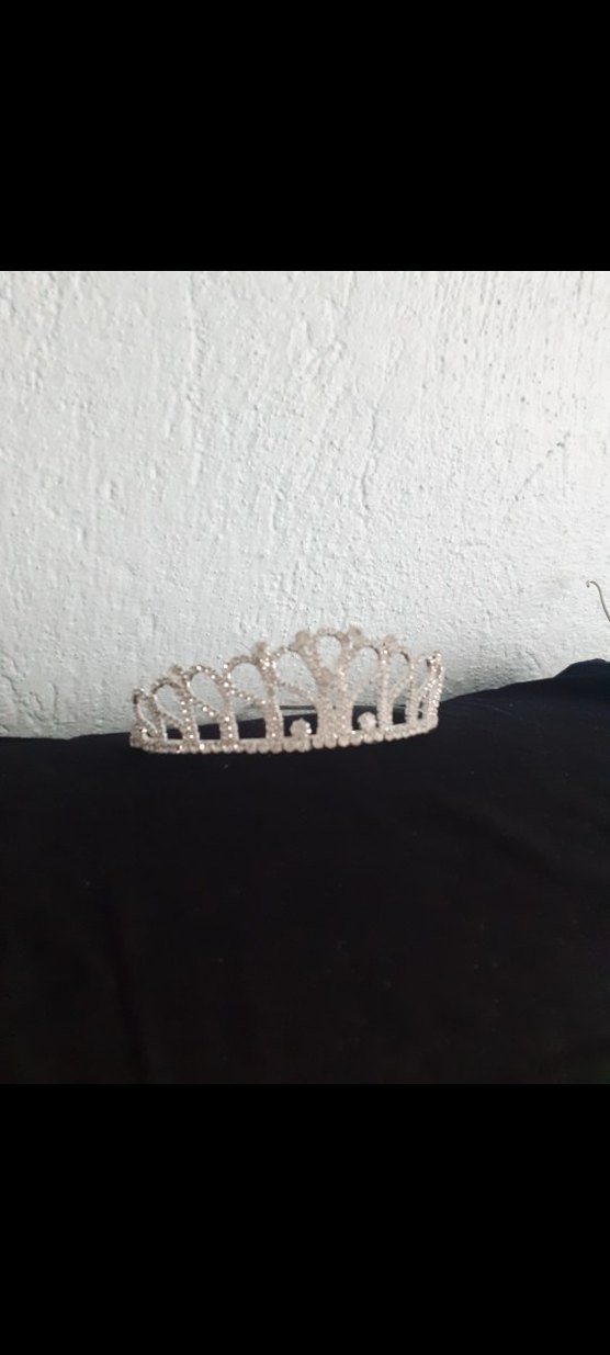 Işıltılı Beyaz Düğün Tacı - Görsel 4