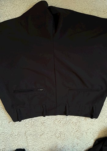 Siyah Yüksek Bel Mini Şort - Görsel 2