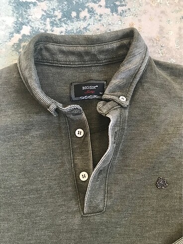 Polo yaka sweatshirt