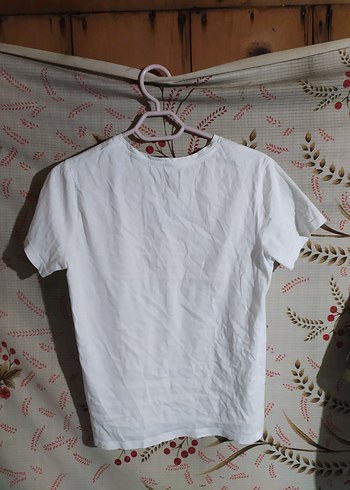 Beyaz Maxi Baskılı  Tişörtü - Görsel 2