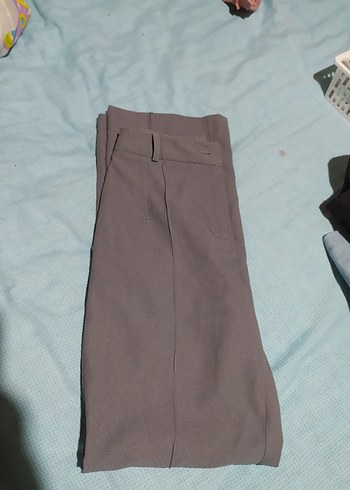 Gri Kadın İş Pantolonu Regular Fit - Görsel 3