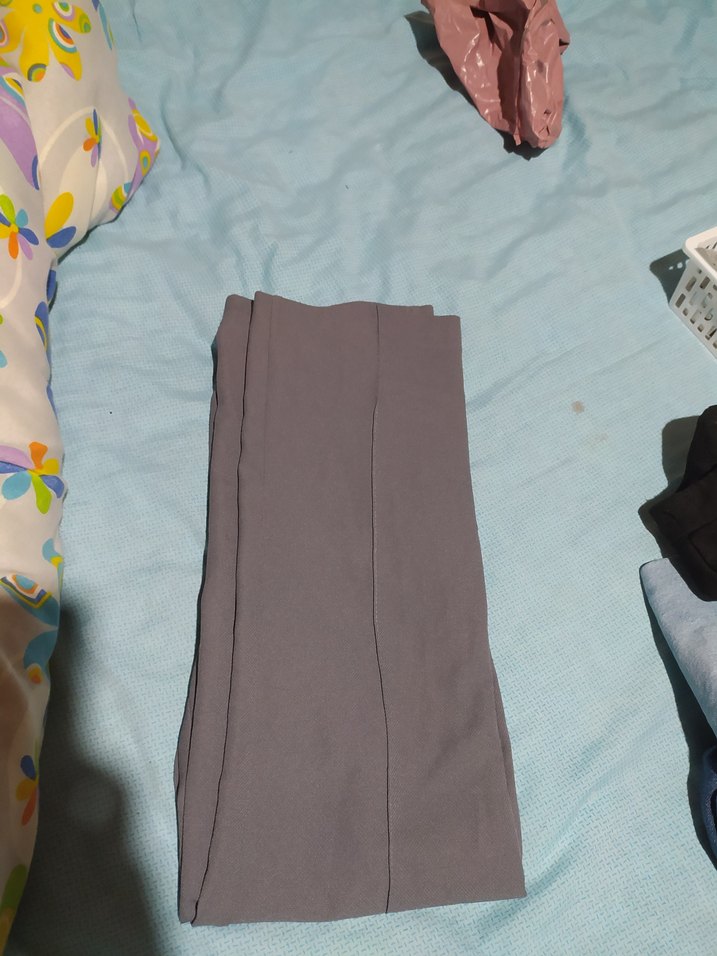 Gri Kadın İş Pantolonu Regular Fit - Görsel 4