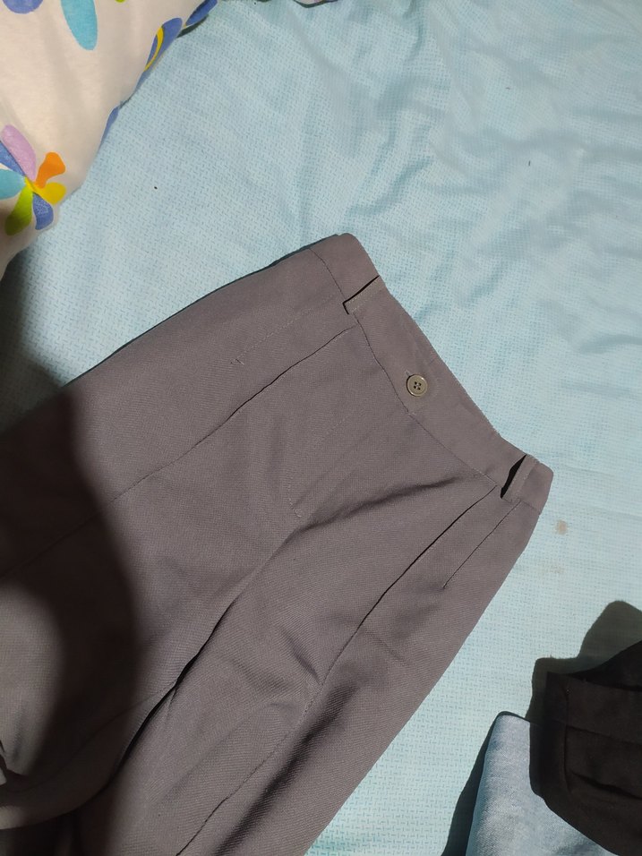 Gri Kadın İş Pantolonu Regular Fit - Görsel 5