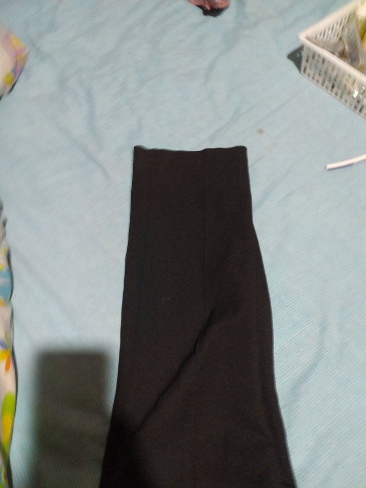 Düğmeli Siyah Kadın Kumaş Pantolon - Görsel 4